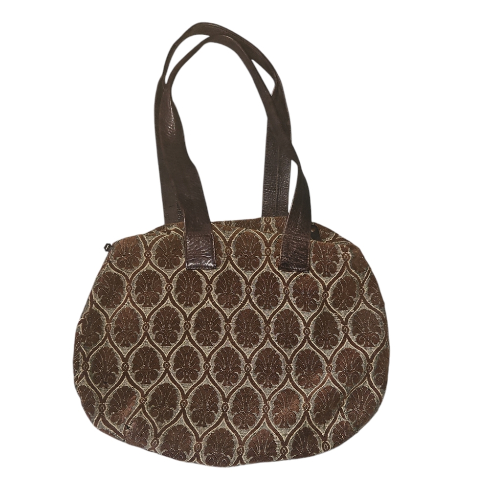 Dorin Frakfurt Unique Tapestry Shoulder Bag.